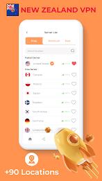 NewZealand VPN - Private Proxy Screenshot 3