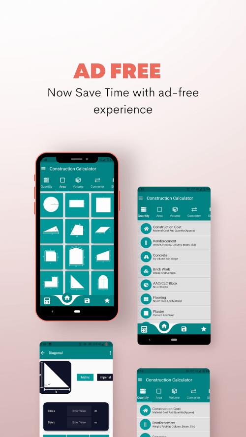 Construction Calculator A1 Pro Screenshot 2