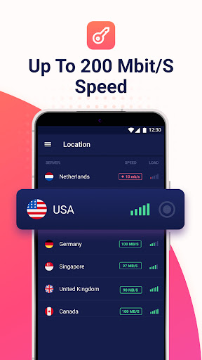 Turbo Fast VPN - Speed 200 MB Screenshot 4