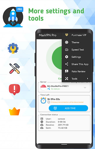 MaxVPN Pro Safe & Unlimited Screenshot 3