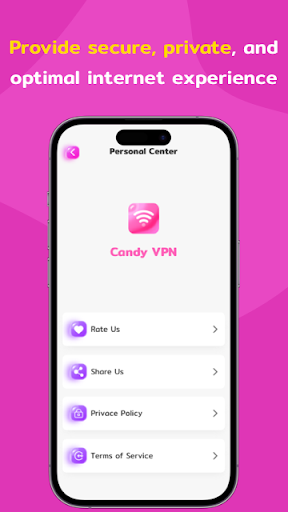 Candy Proxy: Fast & Safe VPN Screenshot 4
