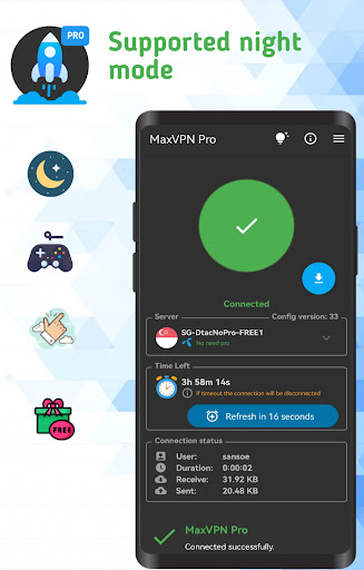 MaxVPN Pro Safe & Unlimited Screenshot 4