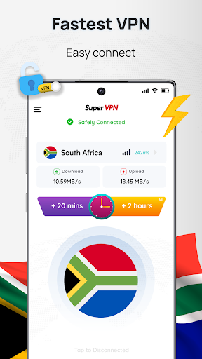 South Africa VPN:Get Africa IP Screenshot 1