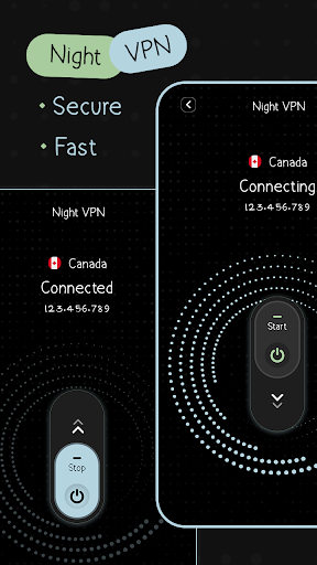Night VPN - Secure Fast VPN Screenshot 2