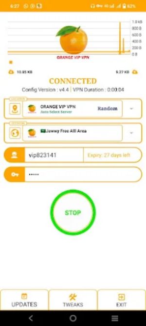 ORANGE VIP VPN PRO Screenshot 3
