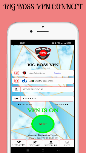 BIG BOSS VPN Screenshot 1