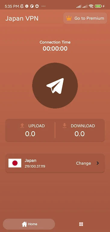 Japan VPN: Unlimited VPN Proxy Screenshot 1