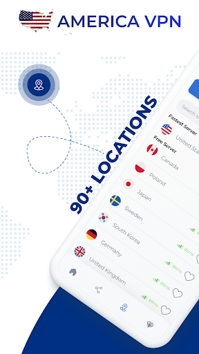 America VPN - Get America IP Screenshot 3