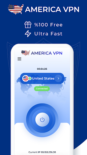 America VPN - Get America IP Screenshot 1