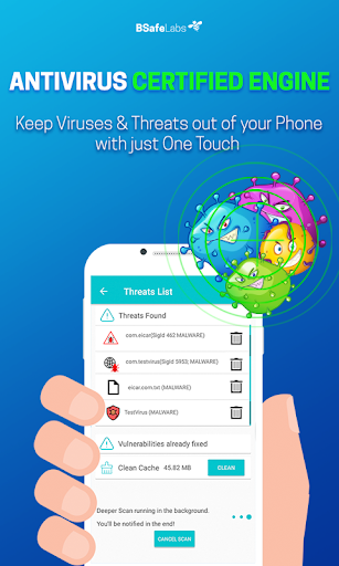 Antivirus Cleaner BSafe VPN Screenshot 2