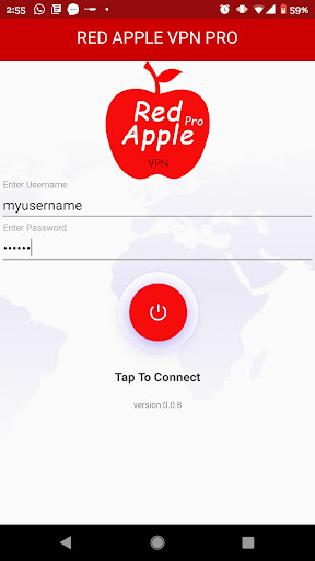 Red Apple VPN Pro Screenshot 1