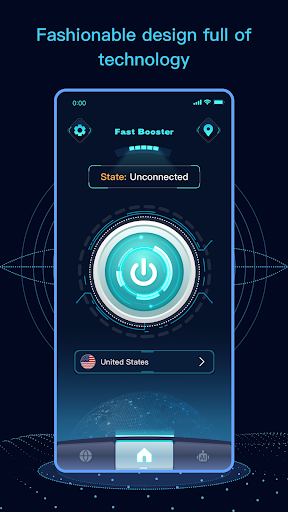 Fast Booster - Safe VPN Screenshot 1