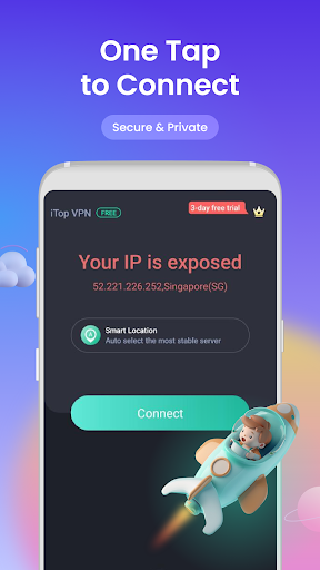 iTop VPN: Fast & Secure Proxy Screenshot 1