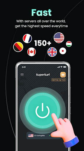 SuperSurf VPN - Fast &Safe VPN Screenshot 2