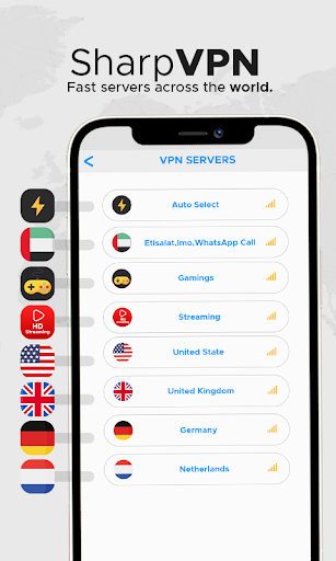 SharpVPN - Fast & Secure VPN Screenshot 2