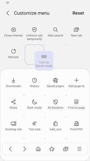Samsung Internet Beta Screenshot 3