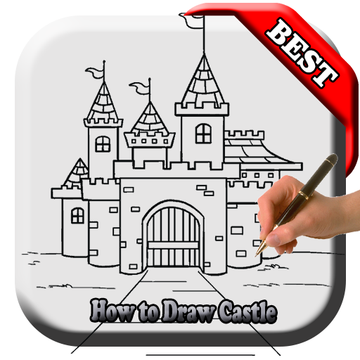 How to Draw Castle - Easy Drawing Screenshot 1