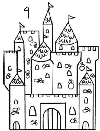 How to Draw Castle - Easy Drawing Screenshot 2