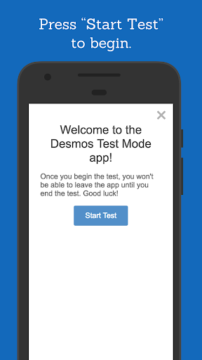 Desmos Test Mode Screenshot 1