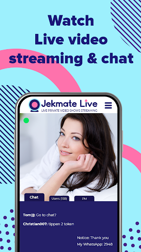 Jekmate Live -Live Private Video Shows & Streaming Screenshot 1
