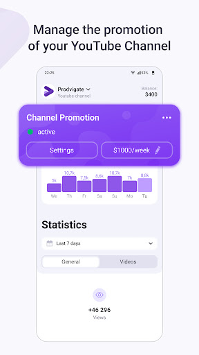 Prodvigate YouTube Promotion Screenshot 2