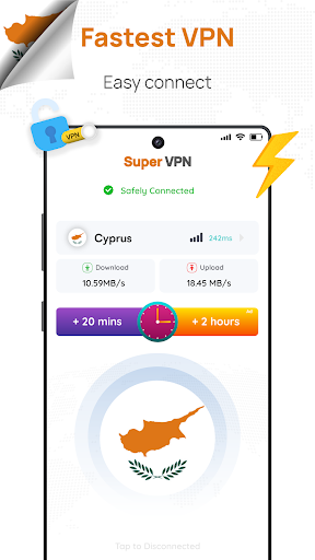 Cyprus VPN: Get Cyprus IP Screenshot 1