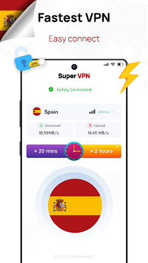 Spain VPN: Get Madrid IP Screenshot 1