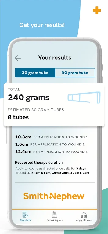 SANTYL* Dosing Calculator Screenshot 1