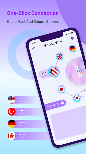 Boost VPN: Global, Private VPN Screenshot 1