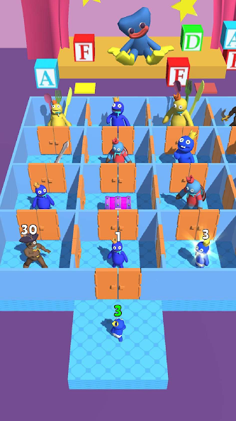 Rainbow Monster - Room Maze Mod Screenshot 1