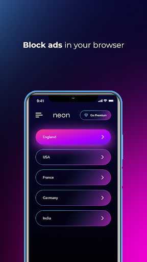 Super VPN Neon Screenshot 3