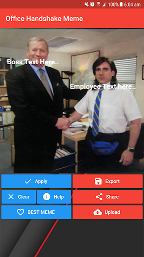 Office Handshake Meme Creator Screenshot 1