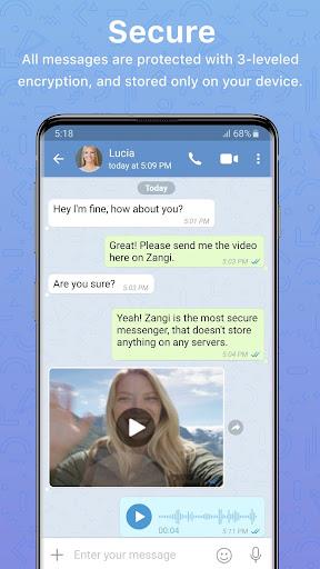Zangi Video Messenger Screenshot 1