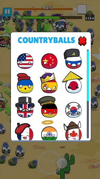 Country Balls: Zombie Survivor Mod Screenshot 3