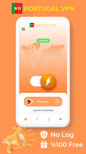 Portugal VPN - Private Proxy Screenshot 1