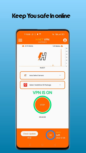H NET VPN Screenshot 1