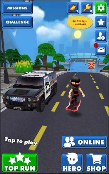 Subway Ninja Run:Surfer in the Mod Screenshot 2