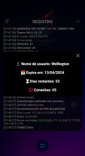 TaurosNet VPN Screenshot 2