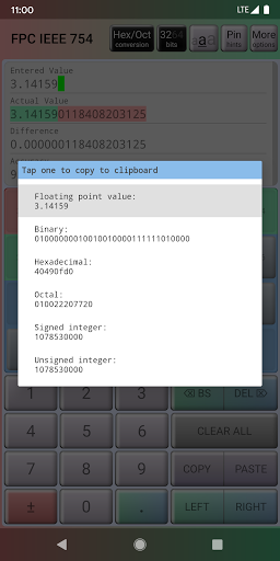 Floating Point Calculator IEEE Screenshot 2
