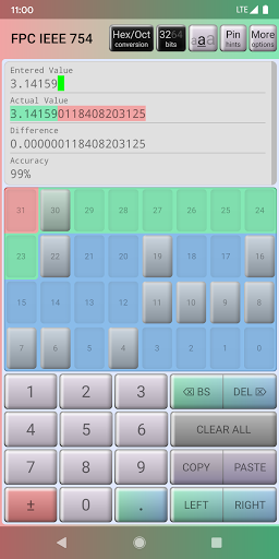 Floating Point Calculator IEEE Screenshot 1