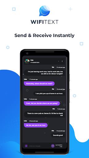 WiFiText: Send SMS + MMS Texts Screenshot 2