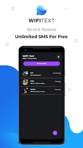 WiFiText: Send SMS + MMS Texts Screenshot 1