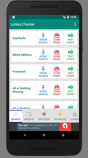 Lottery Ticket Scanner - California Checker Screenshot 1