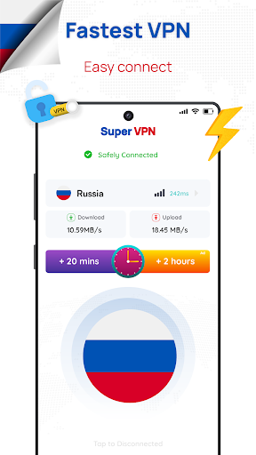 Russia VPN: Get Moscow IP Screenshot 1