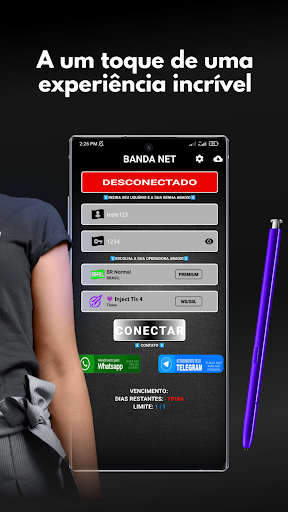 BANDA NET - Serviço VPN Screenshot 2