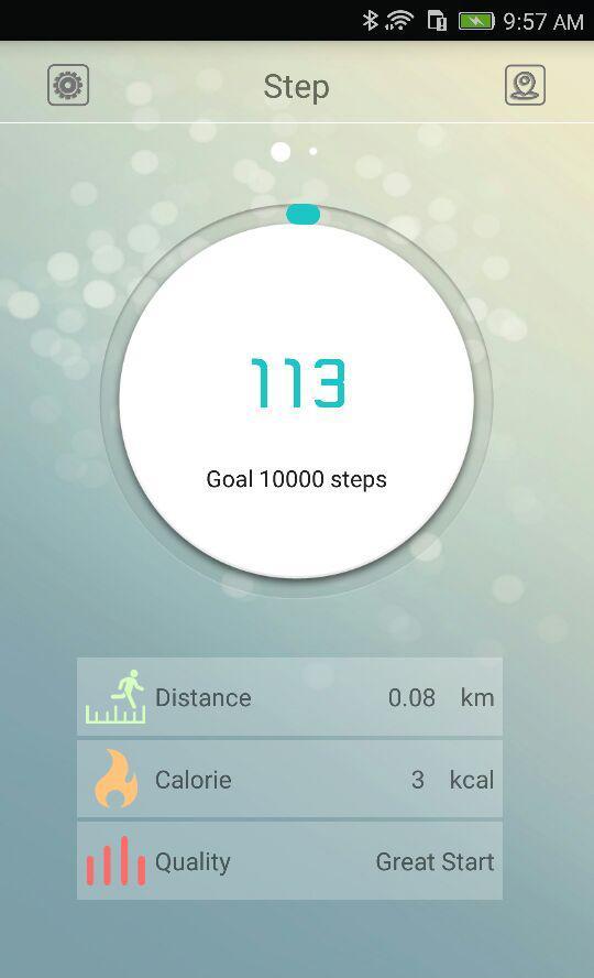 iFITNESS Activity Tracker Screenshot 1