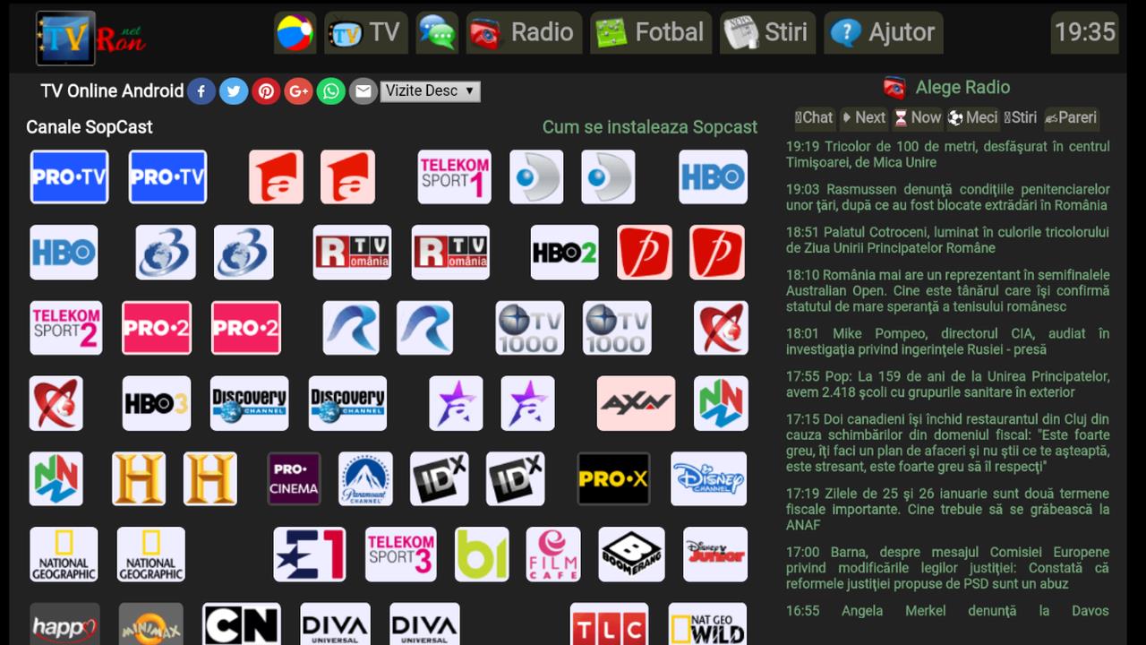 TVRON TV Online Screenshot 2