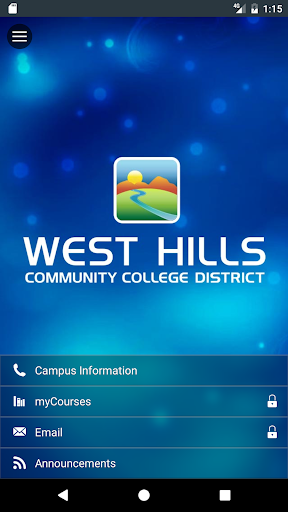 myWestHills Mobile Screenshot 1