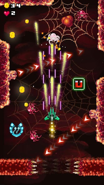 Retro Space War: Shooter Game Mod Screenshot 4