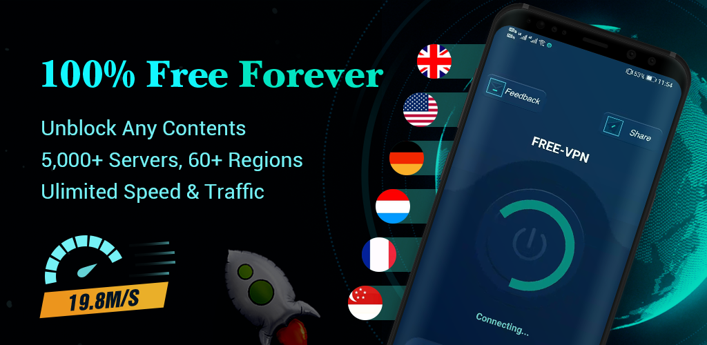 Star VPN - Fast, Secure, Free, Unlimited, Stable Screenshot 1